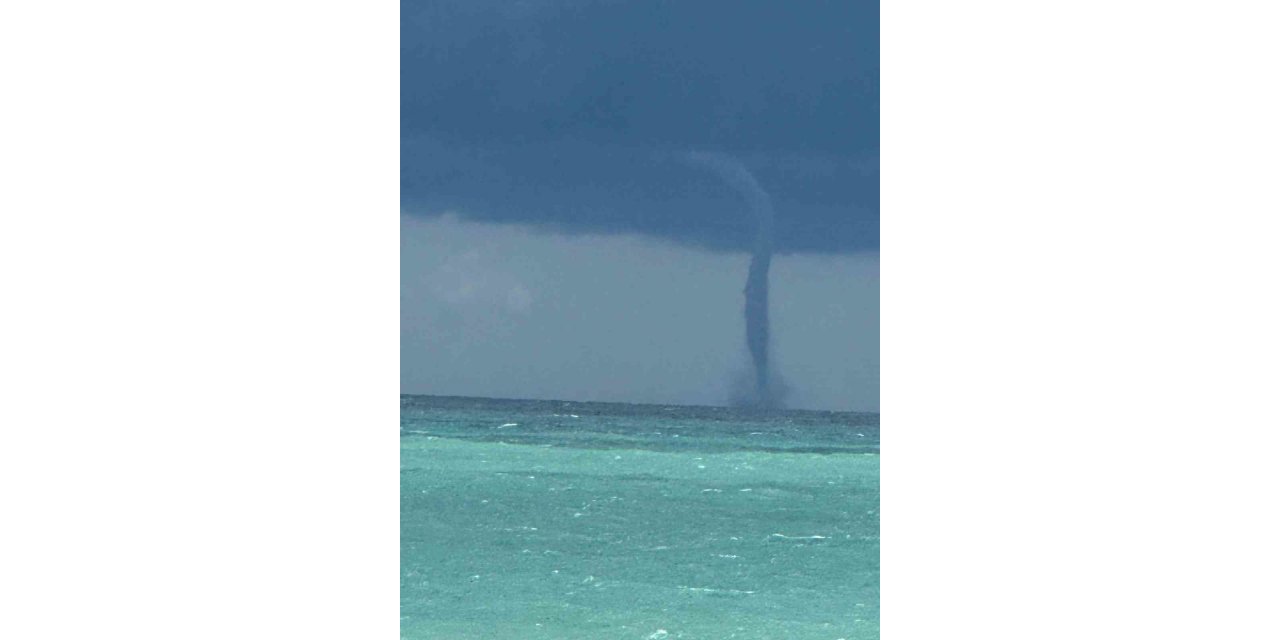 Karadeniz’de oluşan hortum kamerada