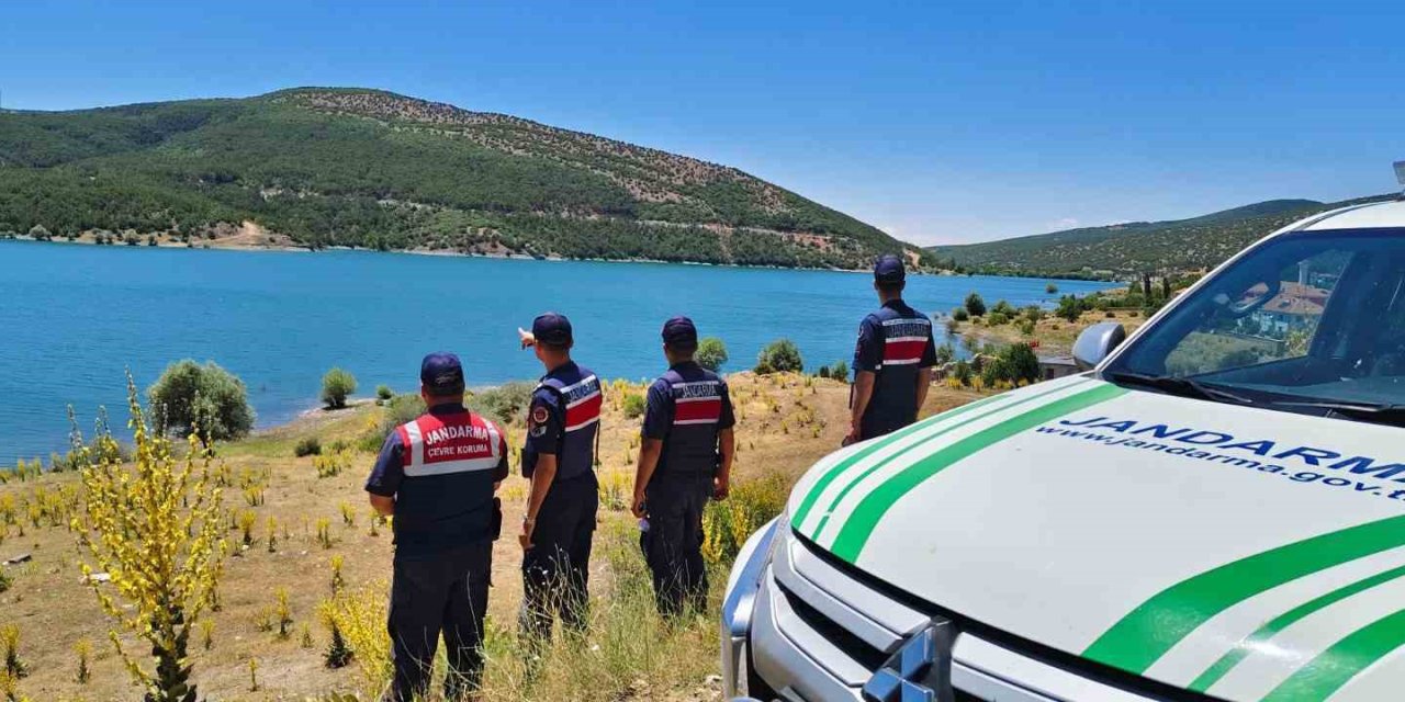 Jandarma ekipleri Çayıralan’da baraj denetimi yaptı