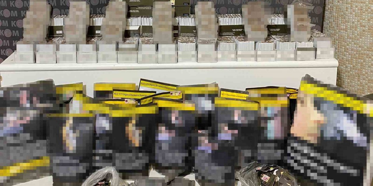 Kırıkkale’de "kaçak tütün" operasyonu: Binlerce makaron ele geçirildi