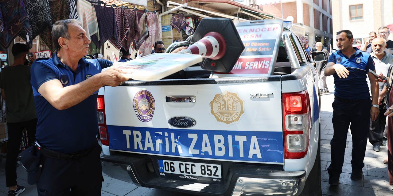 Kaldırım ve yol işgaline zabıta engeli!