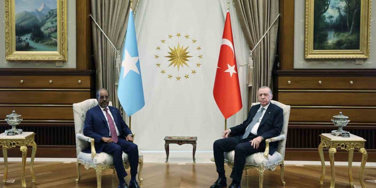 Cumhurbaşkanı Erdoğan, Somali Cumhurbaşkanı Mahmud ile görüştü