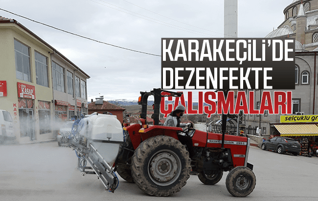 Karakeçili İlçesinde Dezenfekte Çalışması