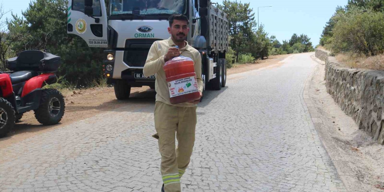 Çamlık Milli Parkı’na tedbir amaçlı su bırakıldı