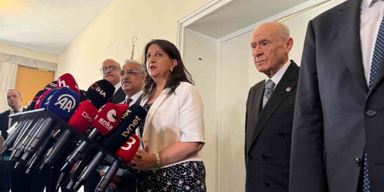 MHP lideri Bahçeli, DEM Parti heyetiyle görüştü