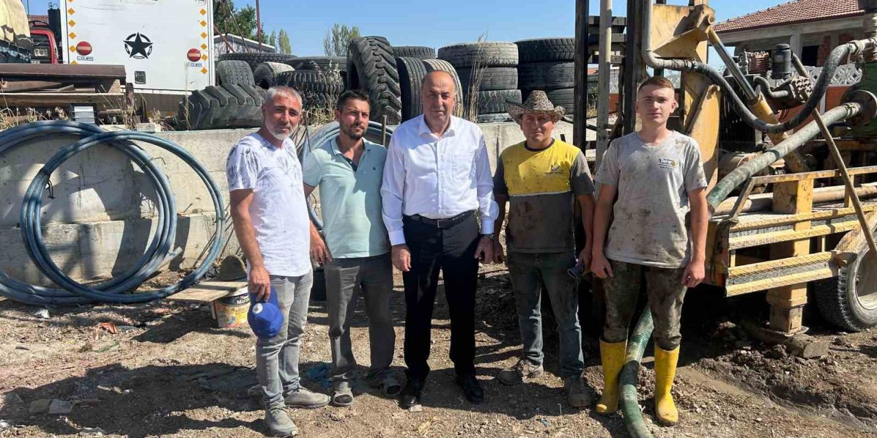 Alaca Belediyesi’nin sondaj çalışmaları sürüyor