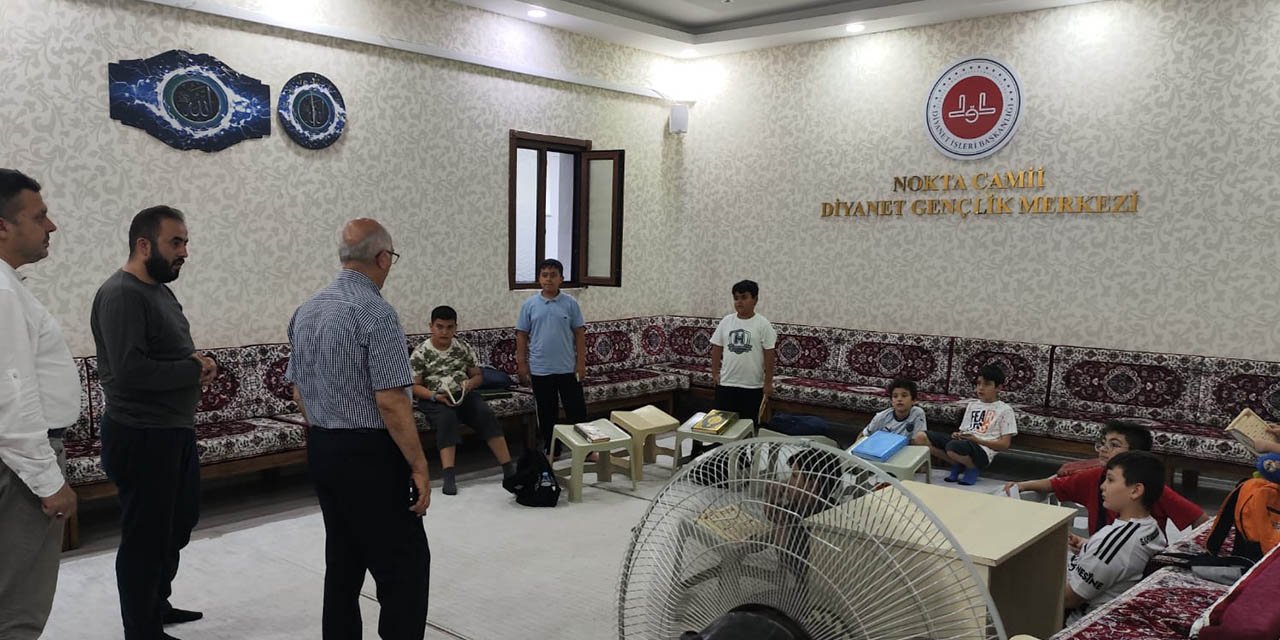 Müftü Topal’dan Yaz Kur’an Kurslarına moral ziyareti
