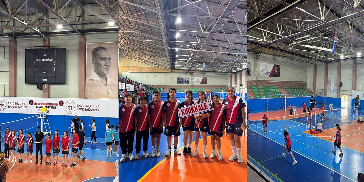 Badminton takımları sahaya çıktı