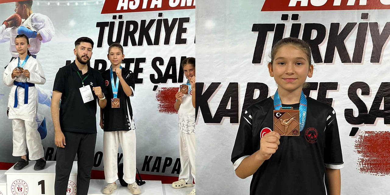 Minik Eldiven Zümra Aktaş’tan Türkiye üçüncülüğü