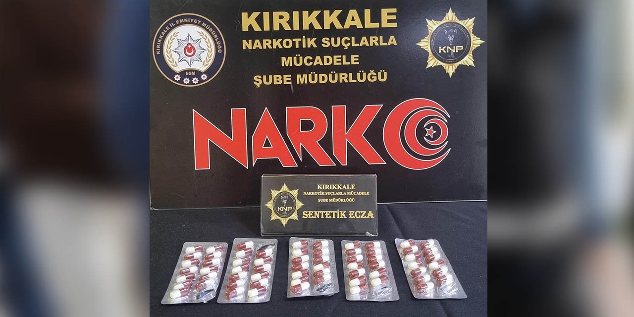 65 adet sentetik uyuşturucu ele geçirildi