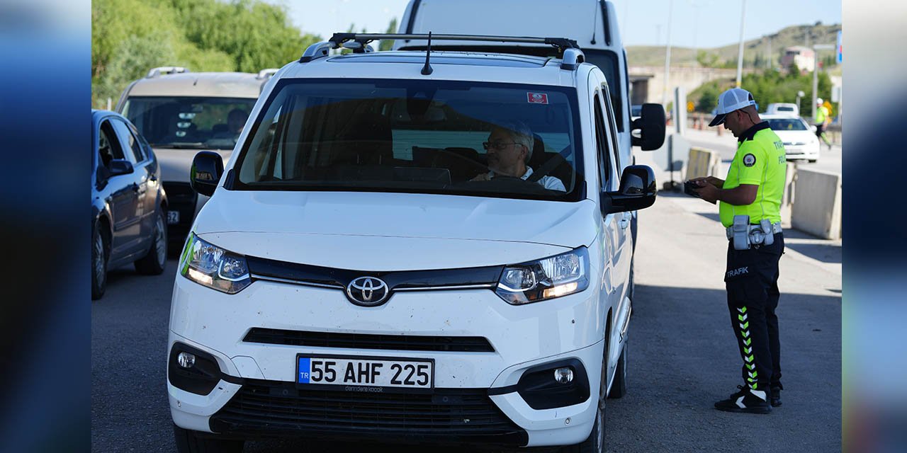 Kırıkkale’de 75 araç trafikten men edildi