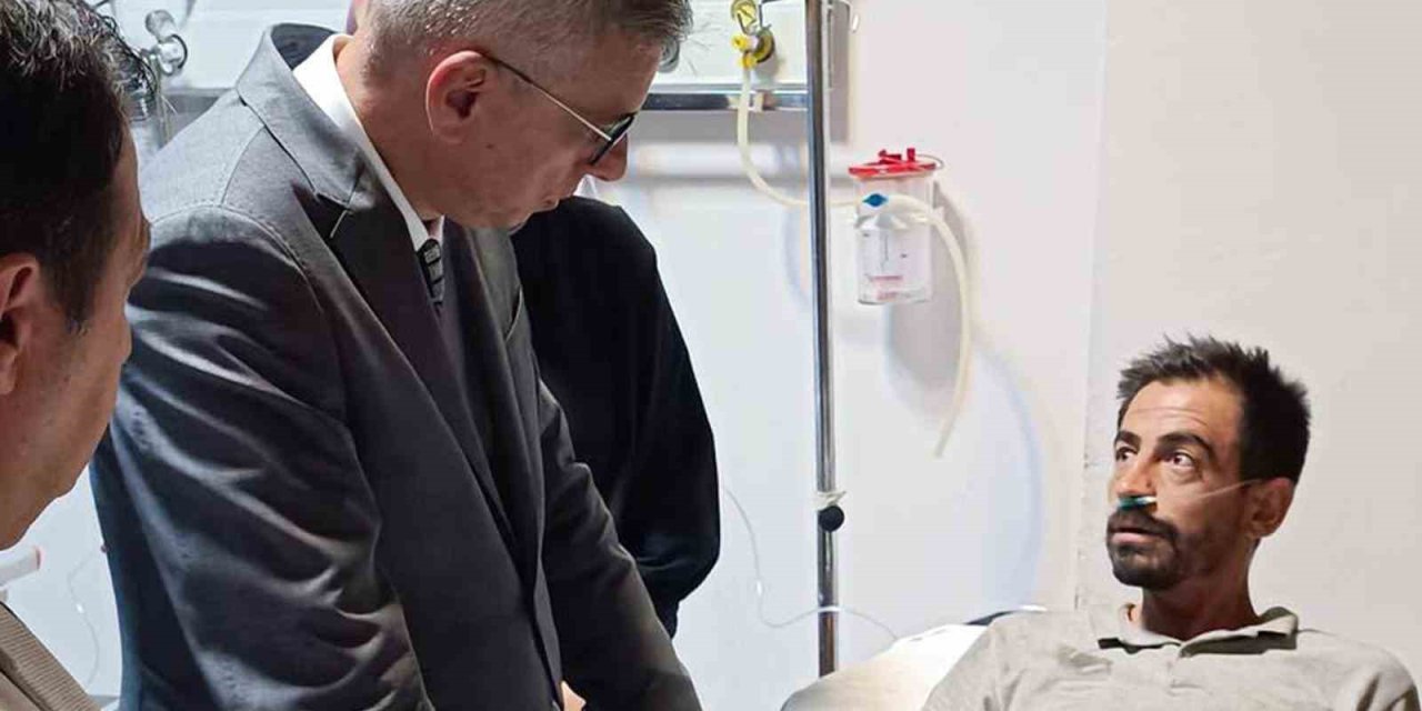 Bakan Memişoğlu’ndan Eskişehir’deki yangından yaralananlara ziyaret