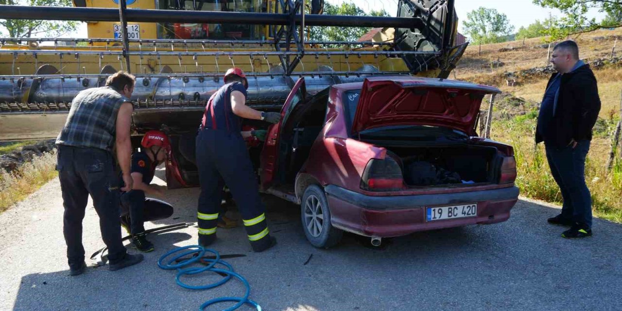 1 kişinin öldüğü kazayla ilgili biçerdöver sürücüsü tutuklandı