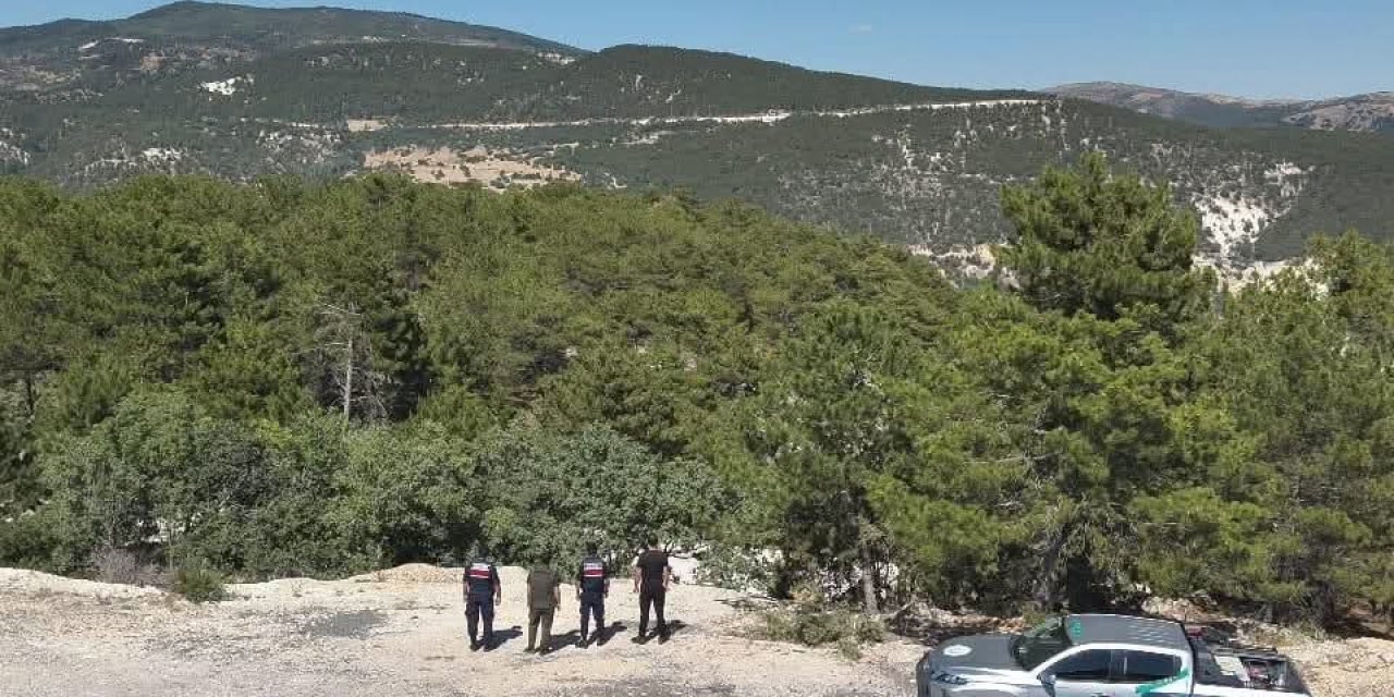 Beypazarı’nda orman yangınına karşı mücadele