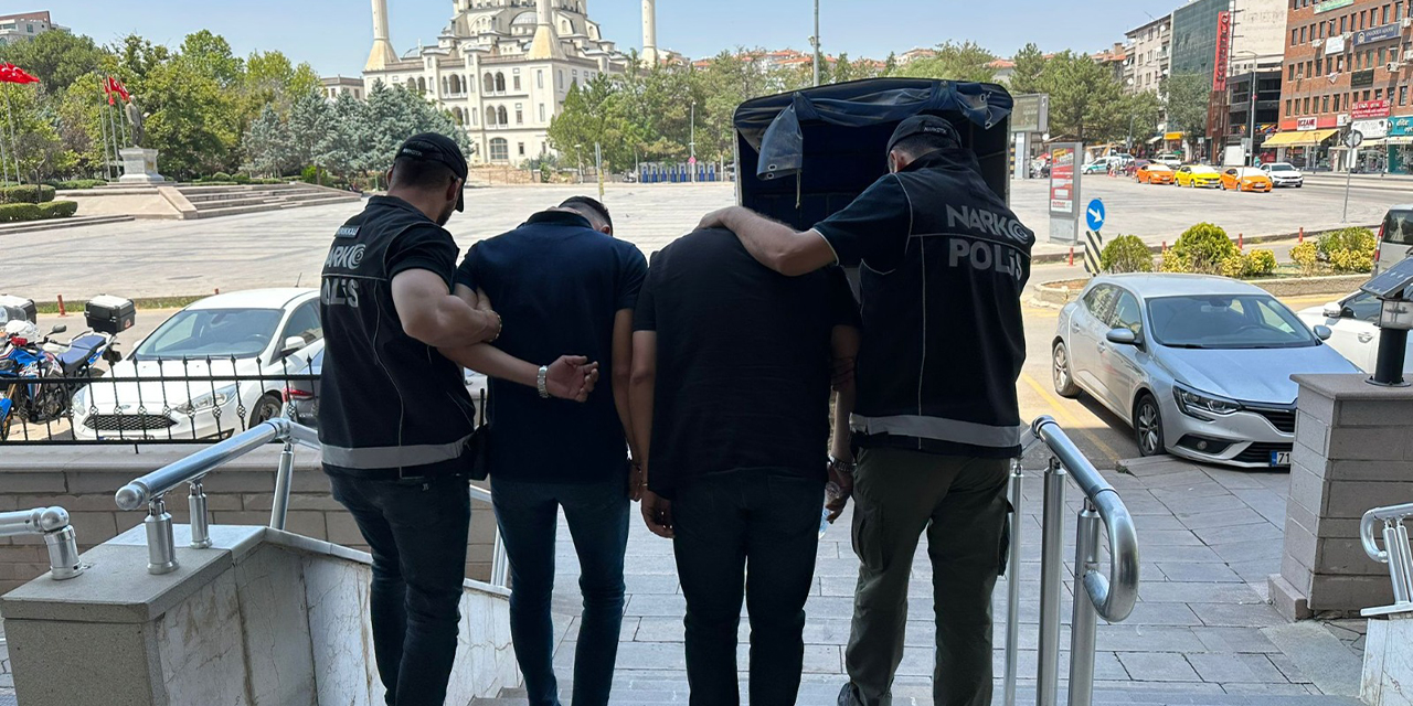 Kırıkkale’de uyuşturucu zanlısı 2 kişi tutuklandı!