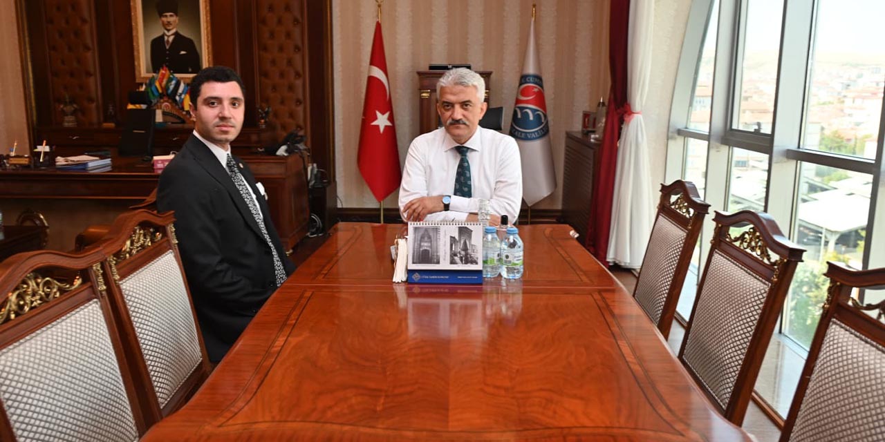 Kaymakam Ergin’den veda ziyareti