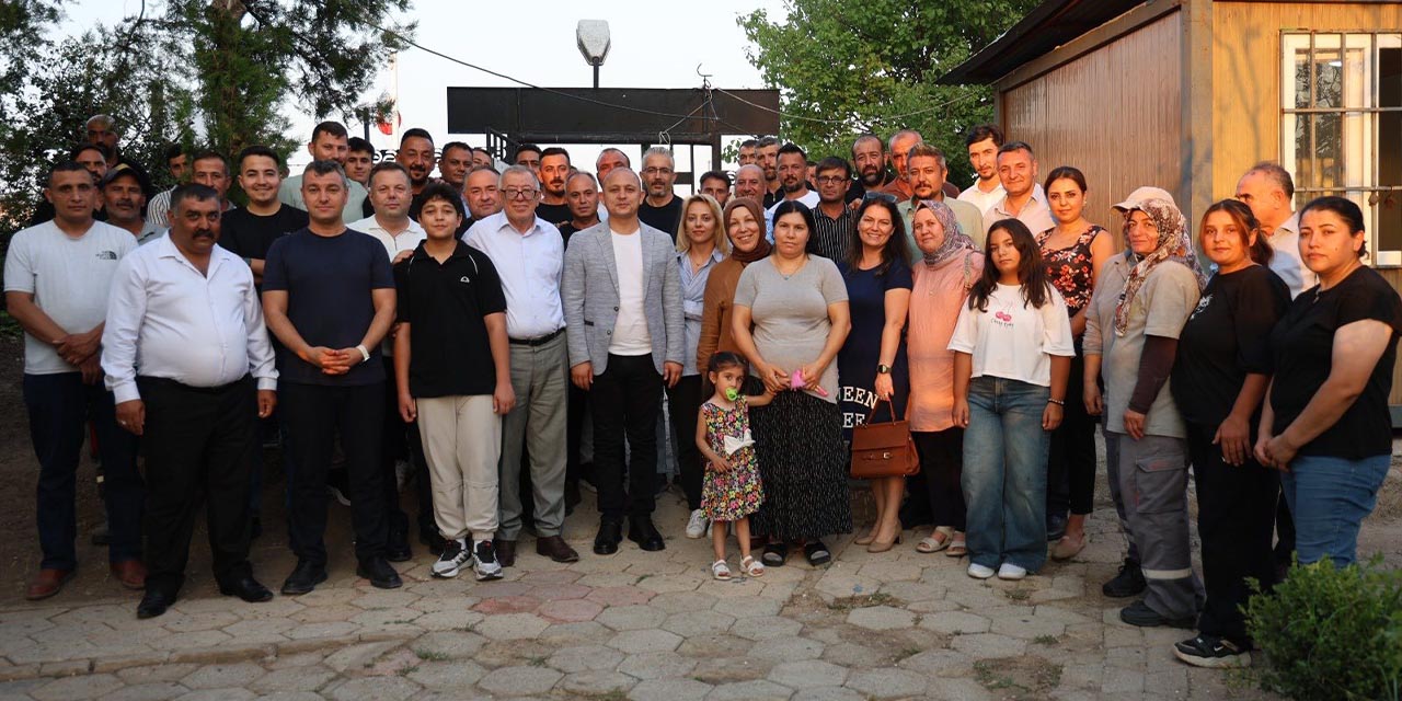 Önal, personellerle yemekte buluştu