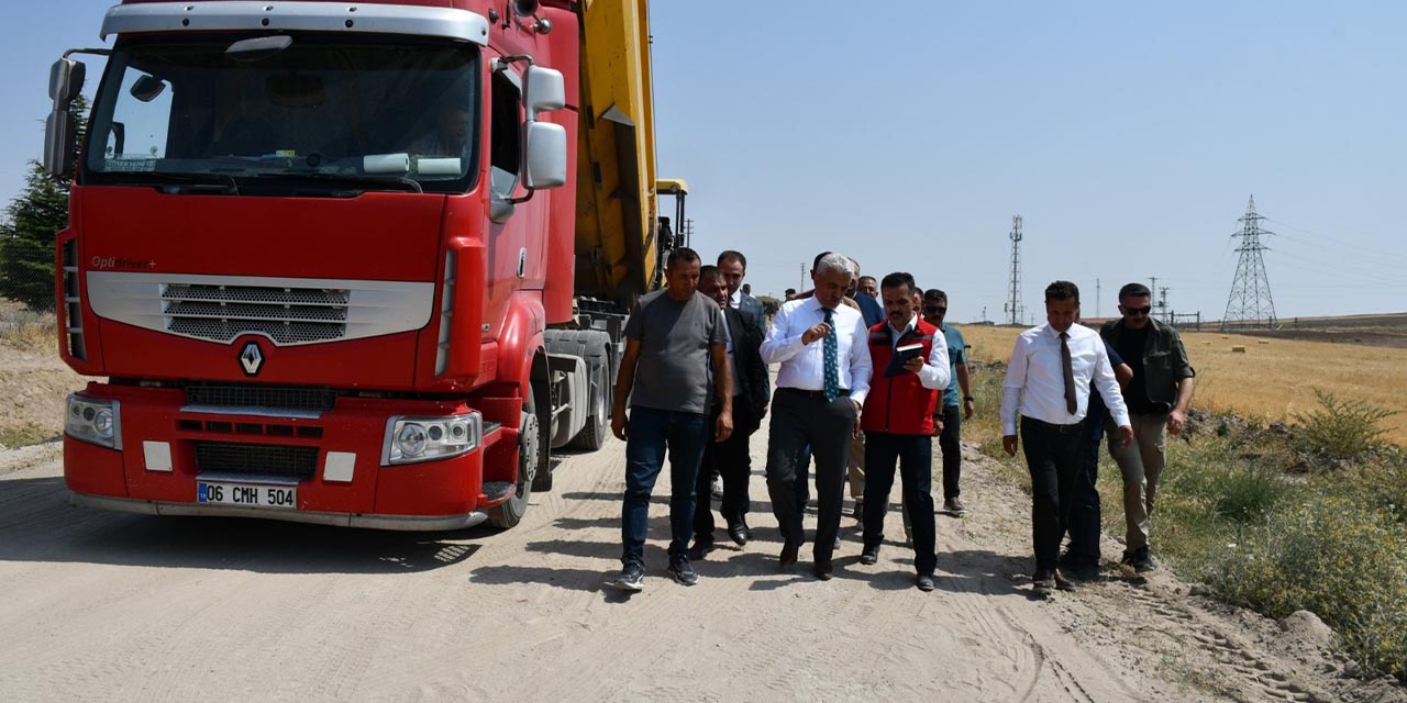 İzzettin Köyü’ne yeni yol yapılıyor