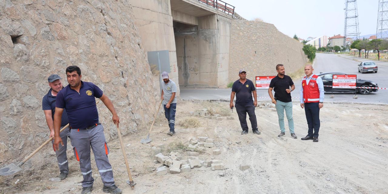 Kepir Caddesi’nde asfalt hamlesi başladı