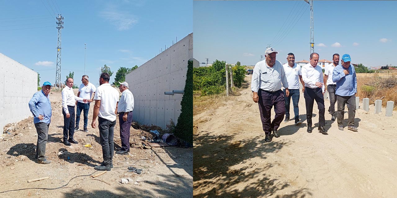 Balışeyh'te Oba Mahallesi için ilk kazma vuruldu