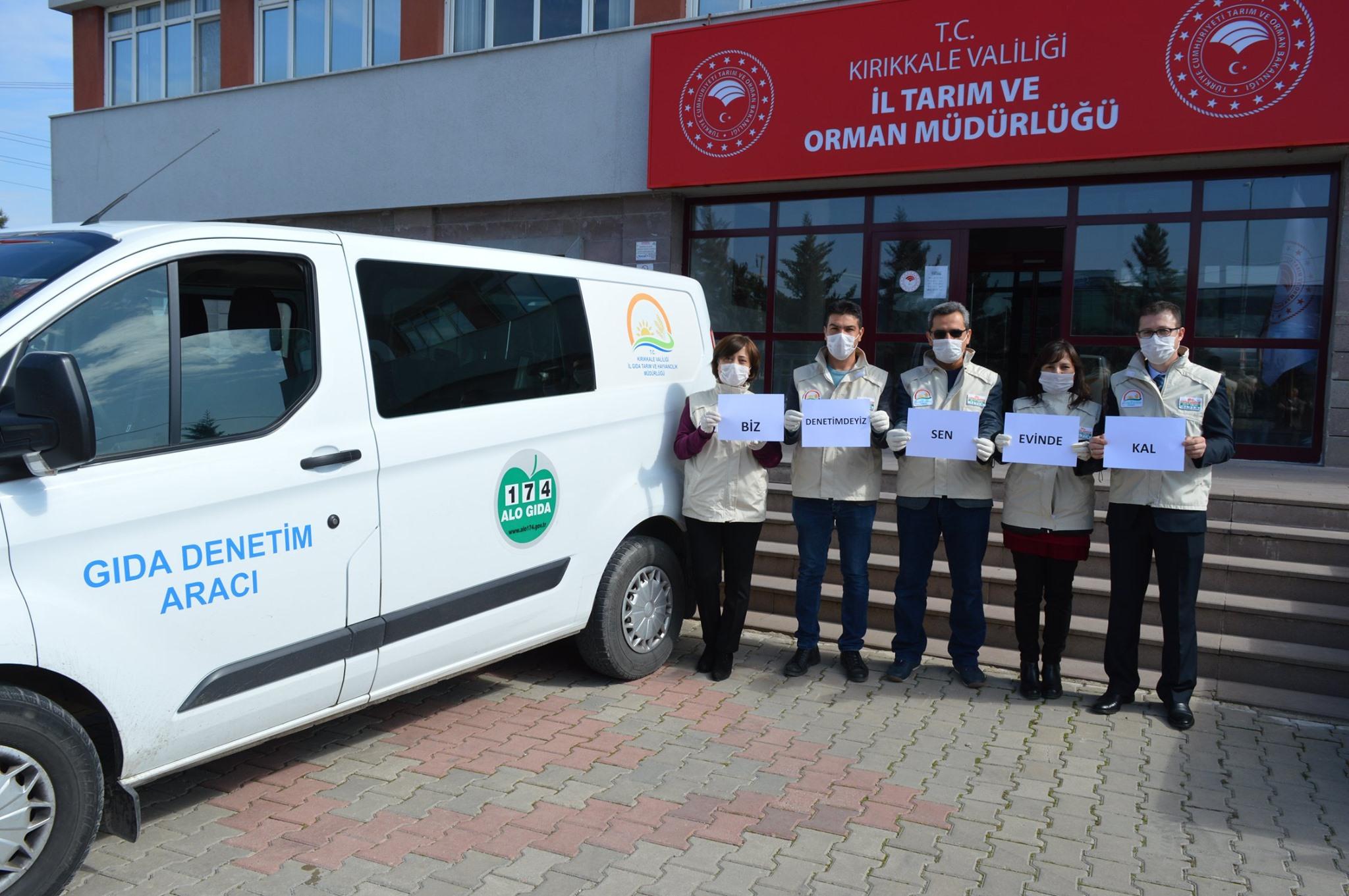 BİZ DENETİMDEYİZ SEN EVİNDE KAL