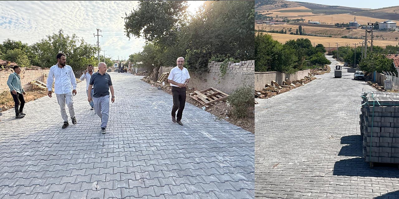 Keskin'de Maden Mahallesi’ne yol yapılıyor