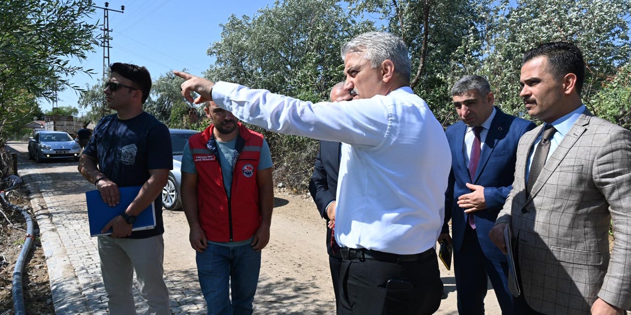 Yukarımahmutlar Köyü’ne kilit parke yapılıyor