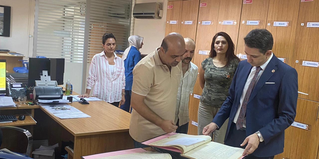 Kaymakam Kayatürk’ten Tapu Müdürlüğü’ne ziyaret