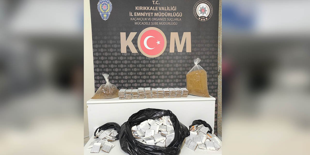 Kırıkkale’de kaçak tütün operasyonu