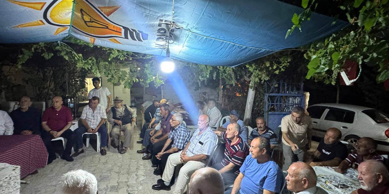 AK Parti heyeti vatandaşlarla buluştu