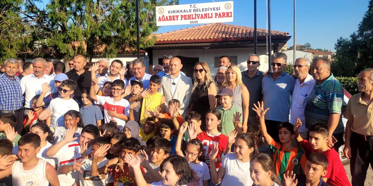 Sanayi Mahallesi’nde Ağabey Pehlivanlı parkı açıldı