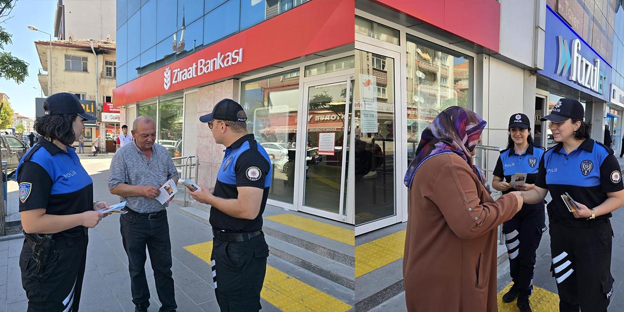 Kırıkkale'de vatandaşlara dolandırıcılığa karşı uyarı!