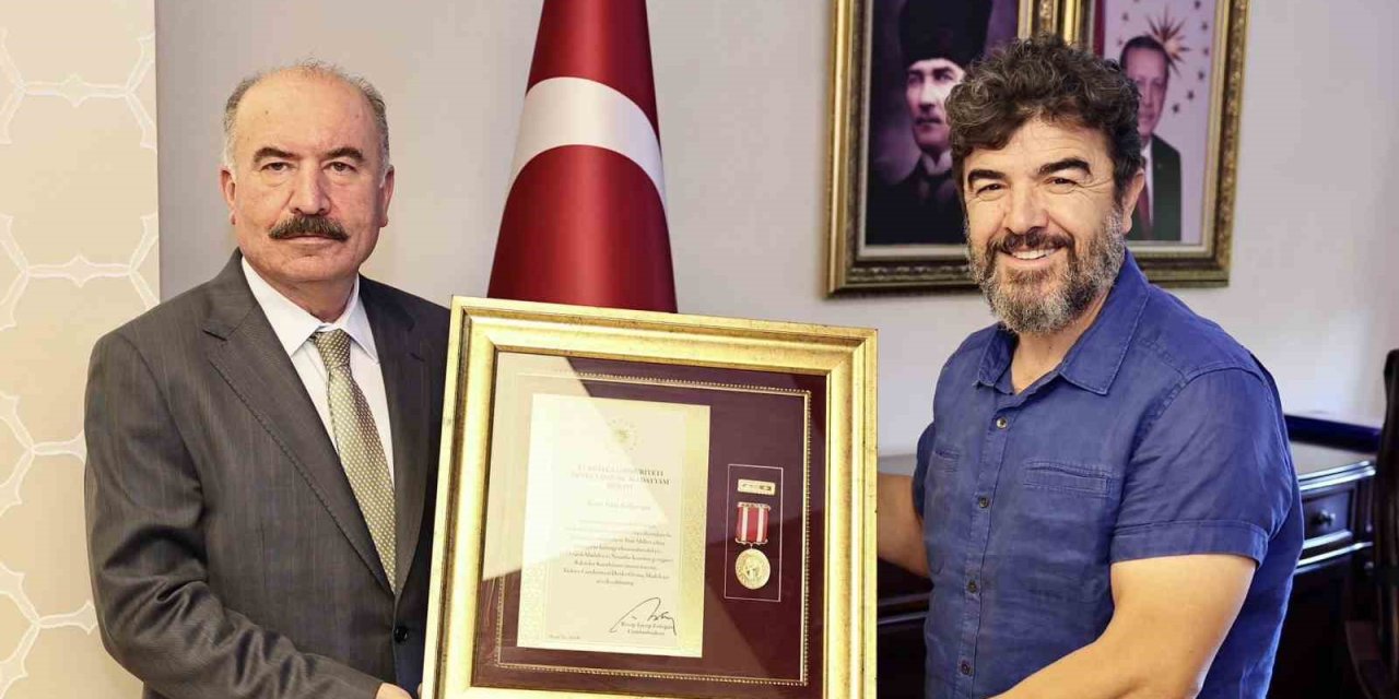 15 Temmuz gazisine devlet övünç madalyası verildi