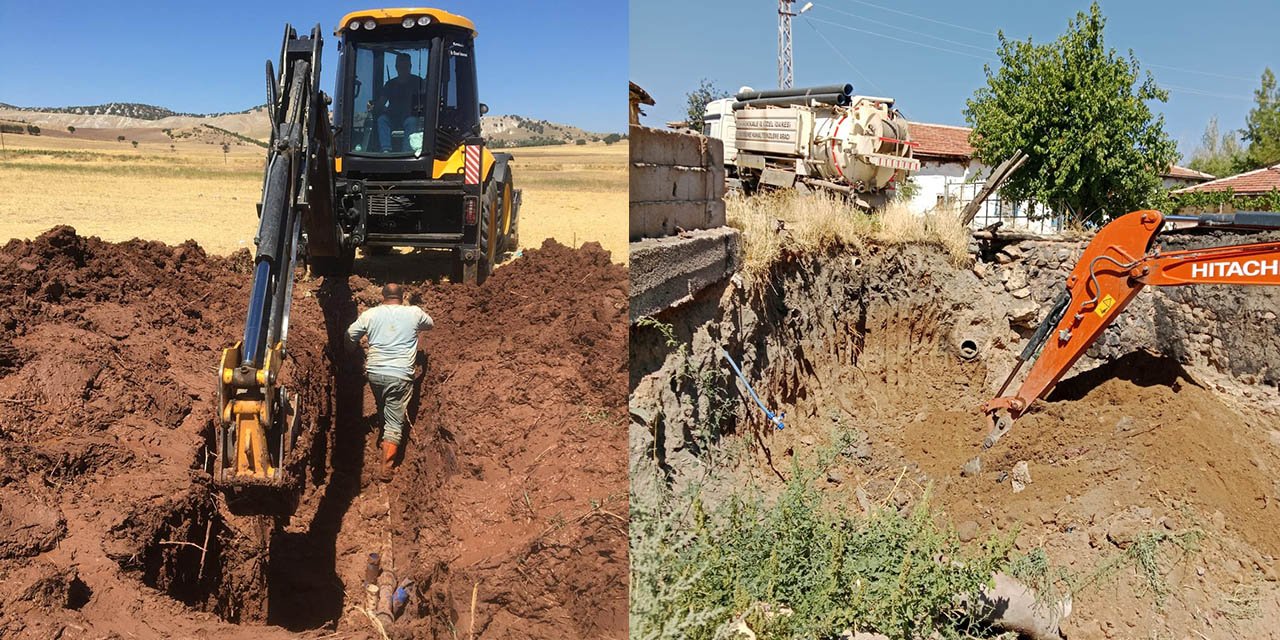 Köylerin altyapı sorunları çözülüyor