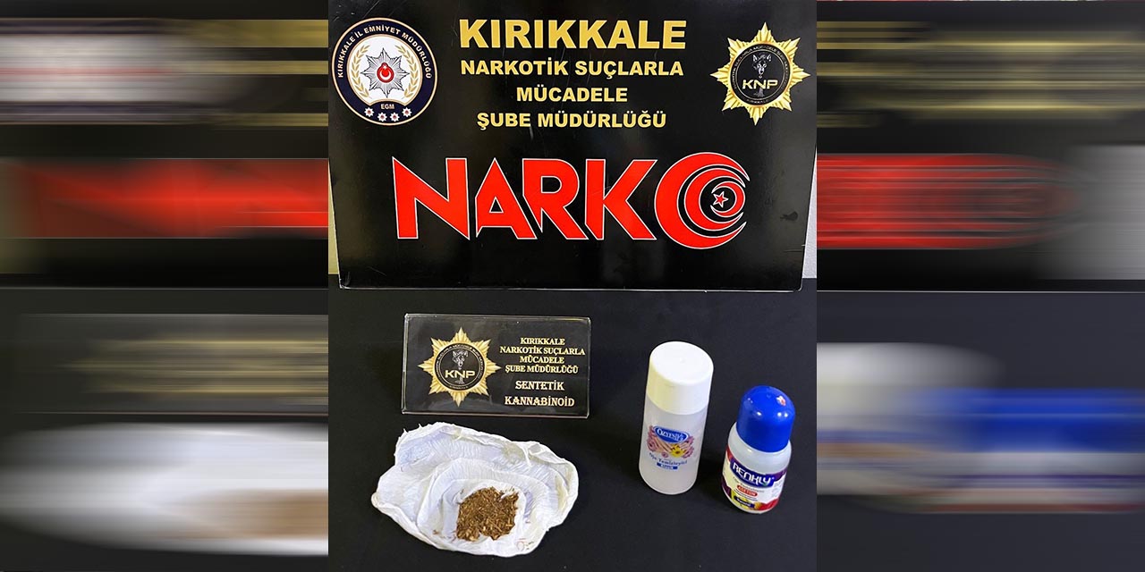 Kırıkkale’de uyuşturucu operasyonunda 2 kişi tutuklandı