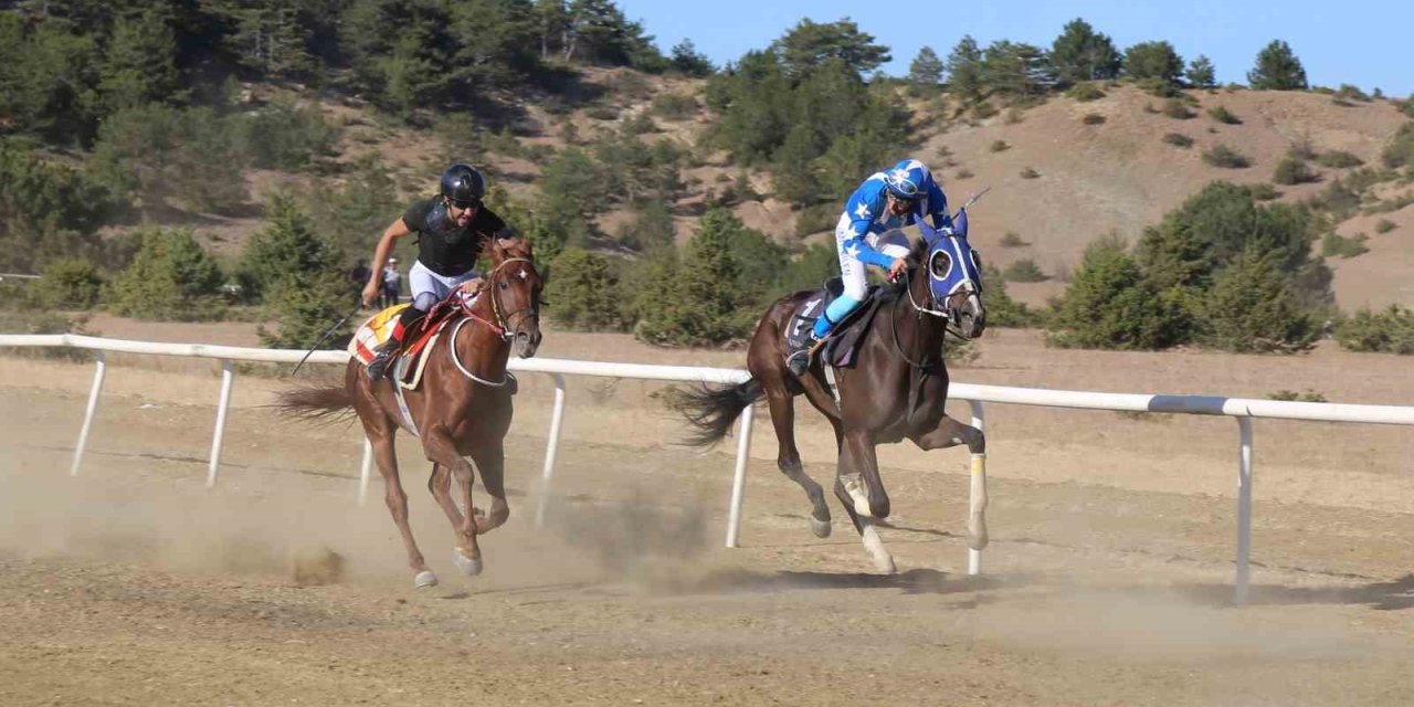 Kastamonu’da düzenlenen at yarışlarına yoğun ilgi