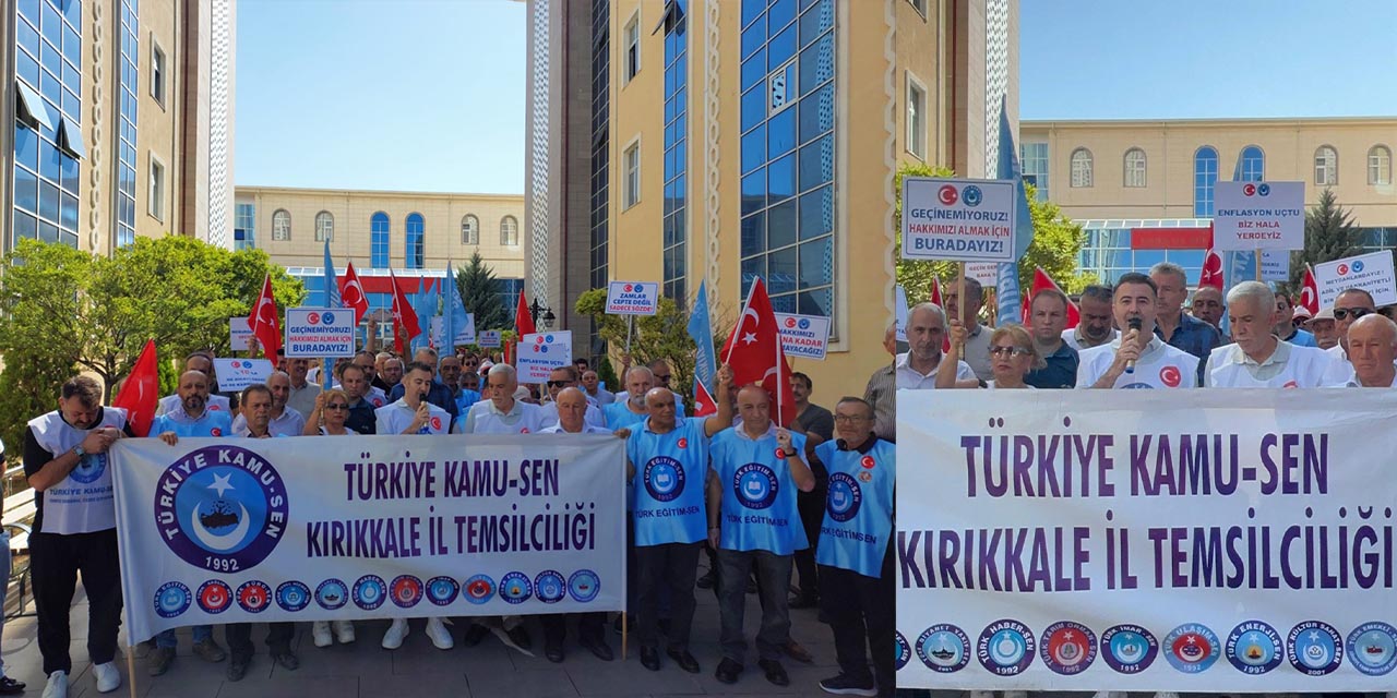 Türkiye Kamu-Sen emekçileri iş bıraktı