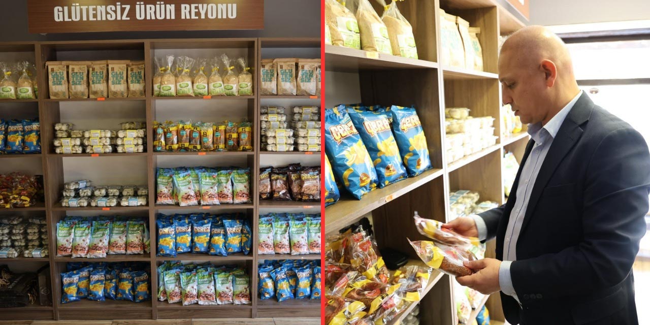 Kırıkkale’de çölyak hastaları için glütensiz market