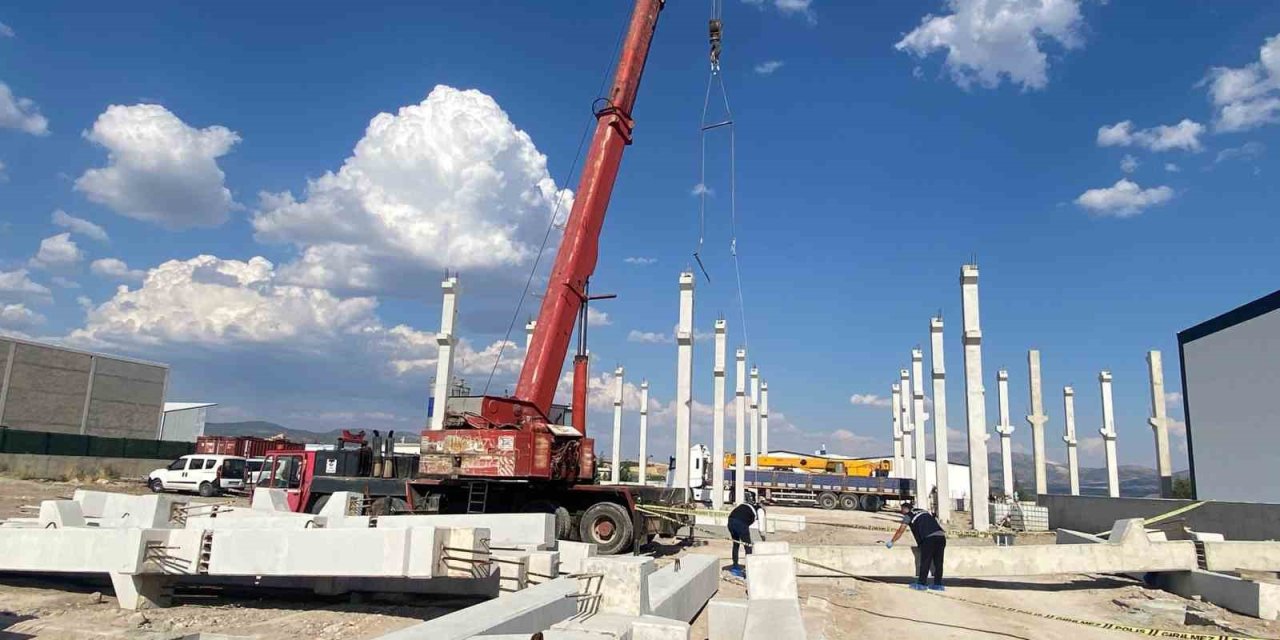 Ankara’da inşaatı devam eden fabrikada iş kazası: 1 ölü