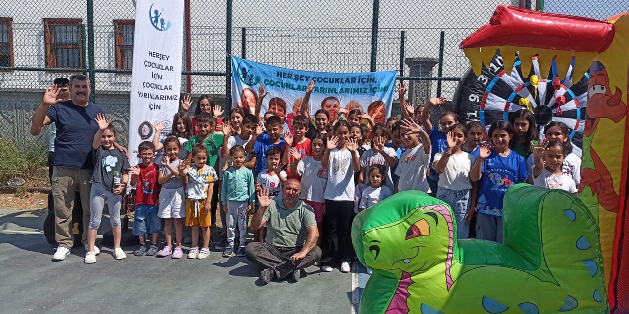 Balışeyh’te çocuklara özel şişme oyun ve eğlence parkuru