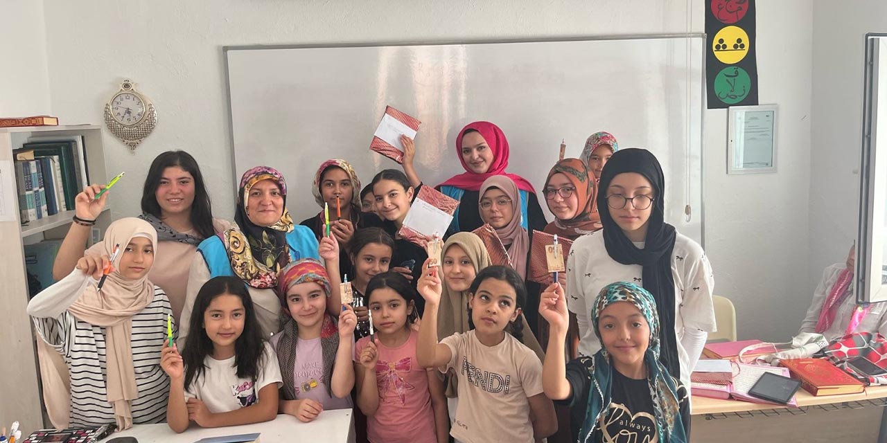 Karakaya Yaz Kur’an kursunda veda programı düzenlendi