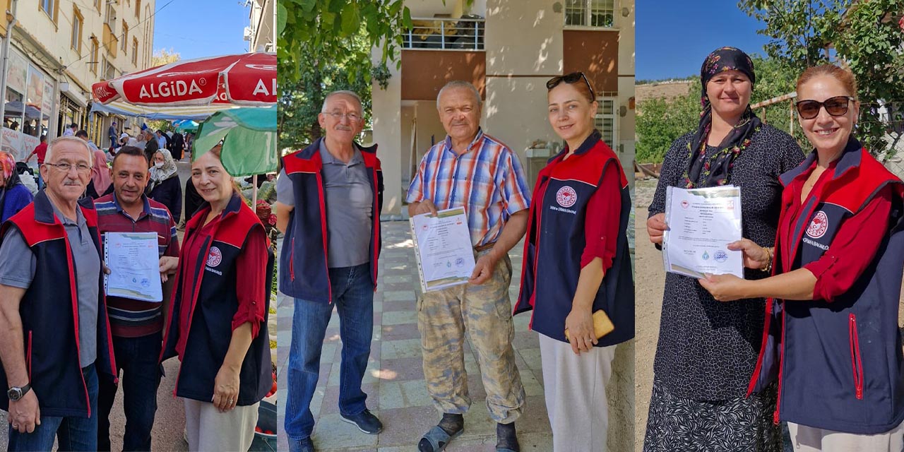 İyi tarım uygulamaları sertifikaları üreticilere teslim edildi