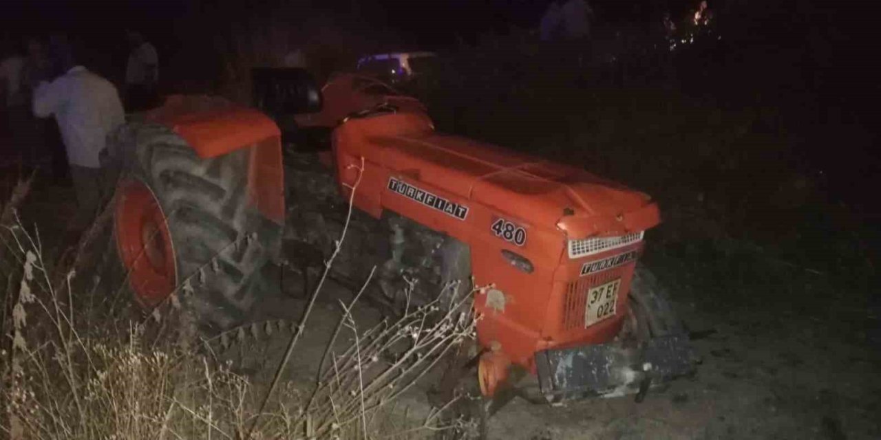 Kastamonu’da traktör kazası: 1 yaralı
