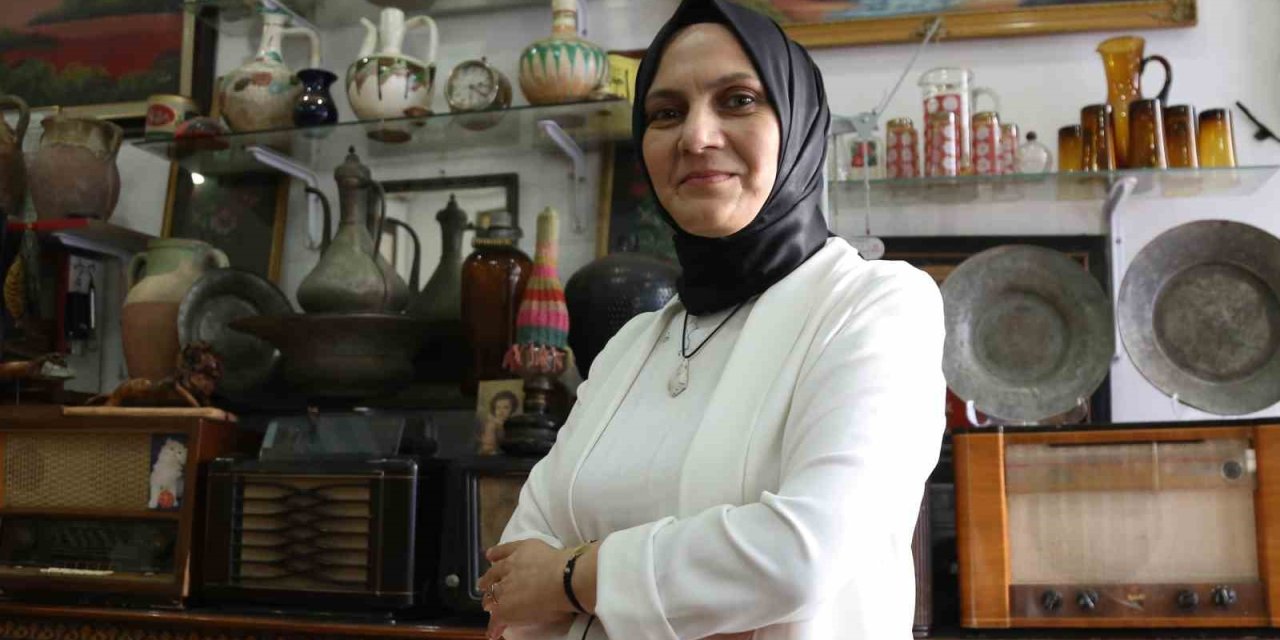 Eşinden bulaşan merak kadın girişimciyi antikacı yaptı