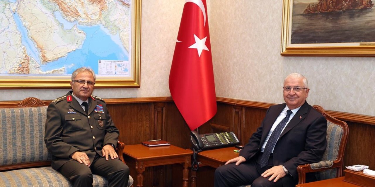 Bakan Güler, Kara Kuvvetleri Komutanlığına atanan Tokel’i kabul etti
