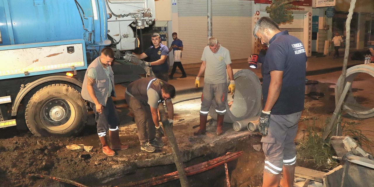 Bankalar Caddesi’nde 50 yıllık kanal bacası değişti