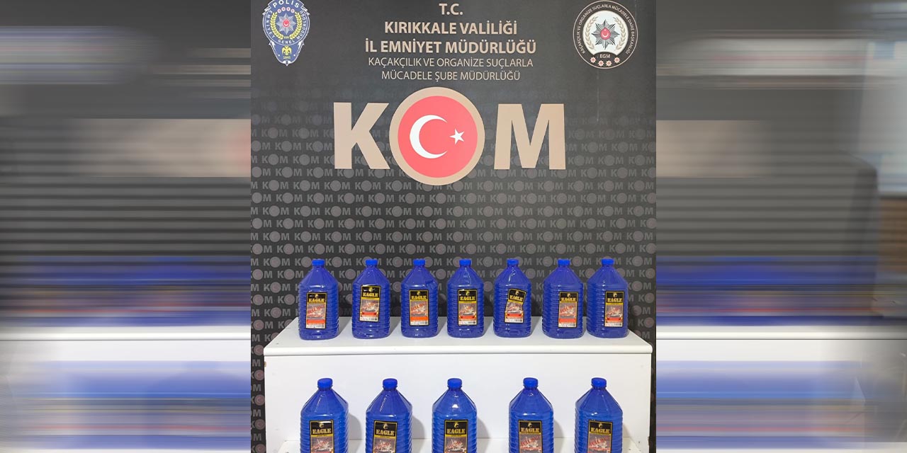 Balışeyh’te kaçak alkol operasyonu!