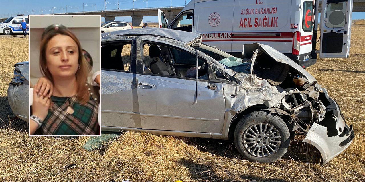 Genç kadın Kırıkkale yolunda kazada öldü!