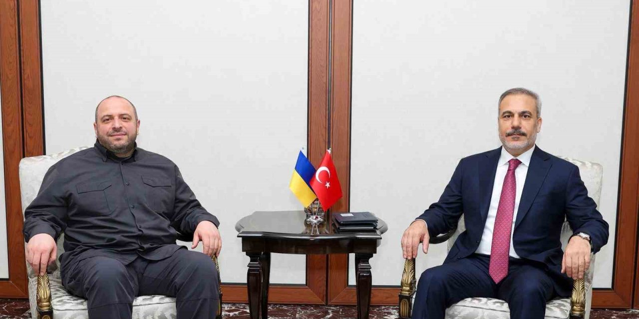 Bakan Fidan, Ukrayna Milli Güvenlik ve Savunma Konseyi Sekreteri Umerov ile görüştü