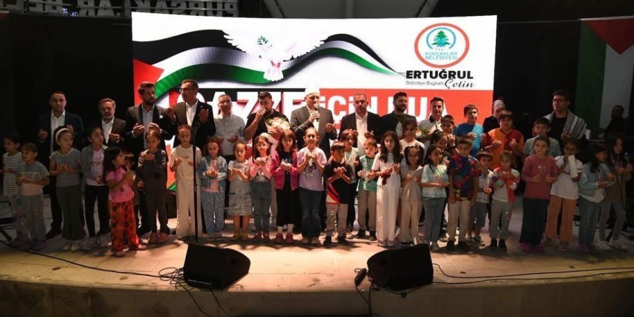 Pursaklar Belediyesi’nden Gazze’de yaşananlar için dua ve ilahi programı