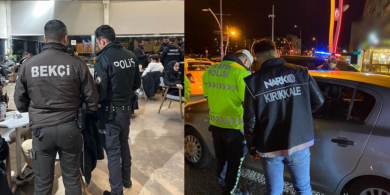 Kırıkkale’de asayiş ve narkotik denetimi!